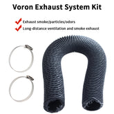 FYSETC 3D Printer Exhaust Fan Hose Encrypted Foil Ventilation Pipe Scalable Smoke Tube with 6038 FAN Exhaust System Kit For Voron 2.4 R2 TRIDENT